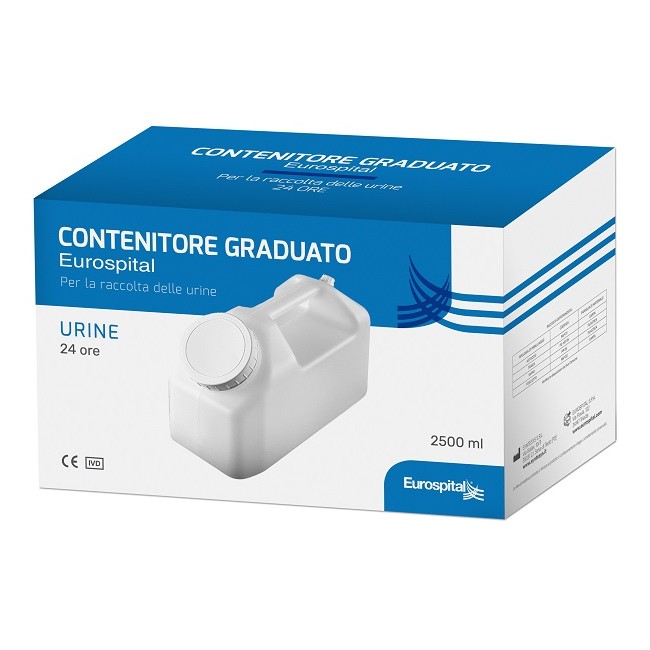 Tanica Raccolta Urina 24 H 2500 Ml In Astuccio Eurospital
