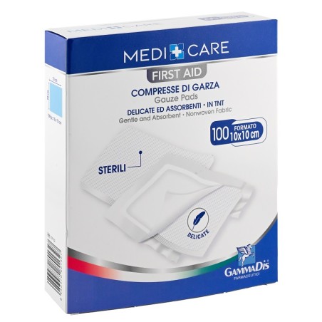 Gammadis Farmaceutici Garza Medicare Tnt 10x10 Cm 100 Pezzi
