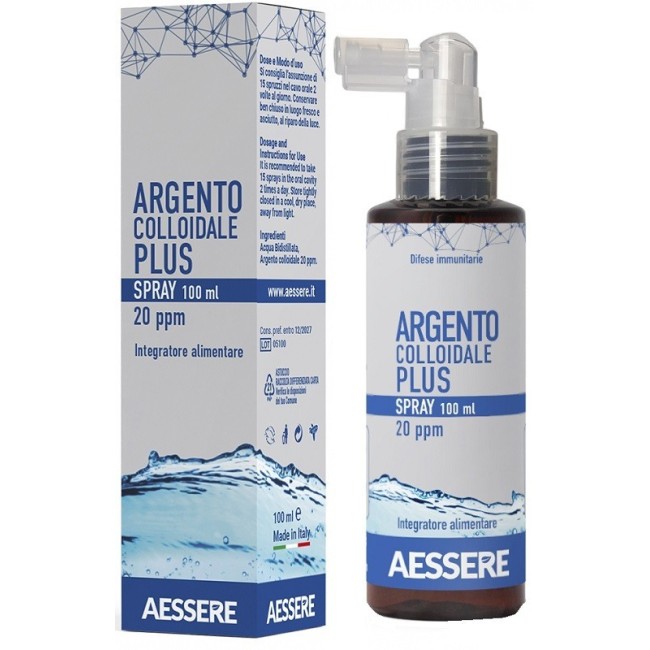 Aessere Argento Colloidale Plus 20ppm Spray 100 Ml
