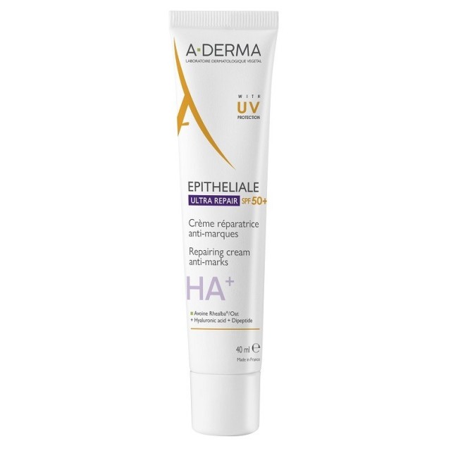 A-derma Epitheliale Ultra Repair Spf50+ Crema Ristrutturante Anti Segni Residui 40 Ml