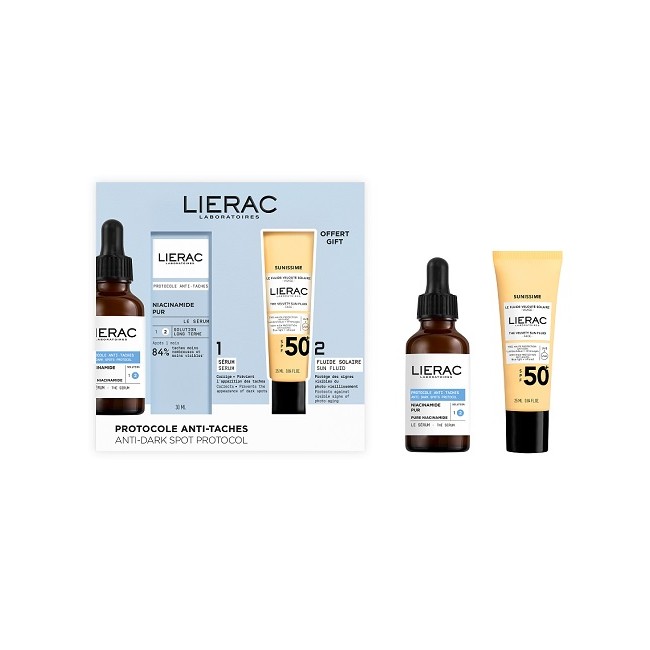 Lierac Set Protocoles Siero Anti Macchie 30 Ml + Mm Fluido Solare Spf50+ 25 Ml