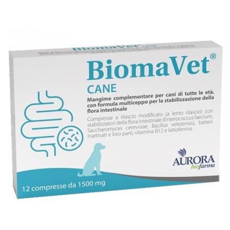 Aurora Biofarma Biomavet Cane 1500mg 12 Compresse
