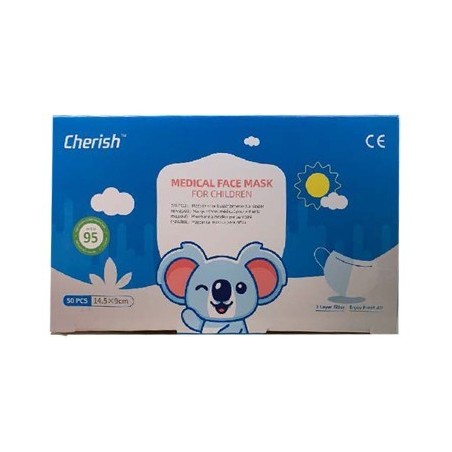 Changzhou Econ Lids Co. Mascherina Facciale Chirurgica Tipo I Cherish 3 Strati 50 Pezzi