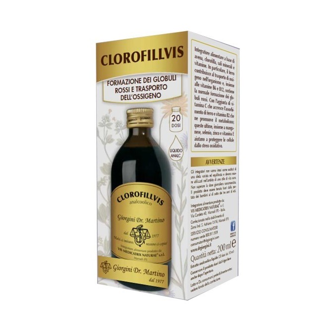Dr. Giorgini Clorofillvis Liquido Analcolico 200 Ml