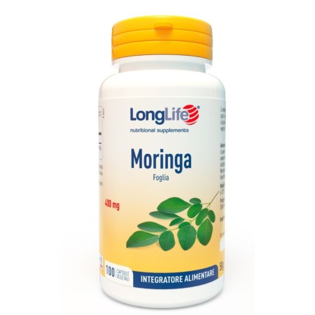 Longlife Moringa 400mg 100 Capsule