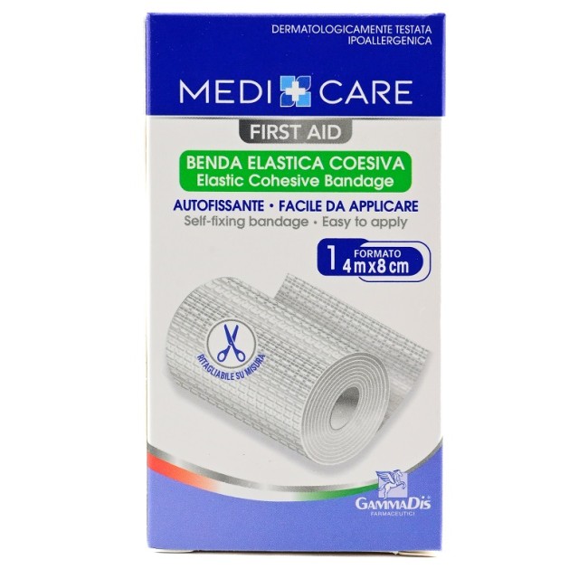Gammadis Farmaceutici Benda Medicare Coesiva Cm 8x4 M Medicare