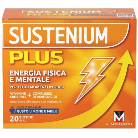Menarini Sustenium Plus Limone E Miele 20 Bustine Da 8 G