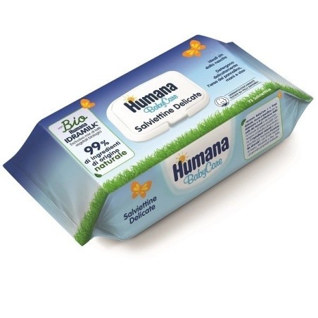 Humana Baby Care Salviette 72 Pezzi