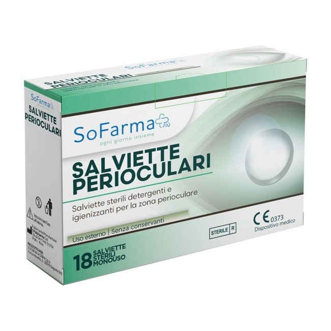 So. Farma. Morra Salvietta Perioculare 18 Pezzi Sofarmapiu'