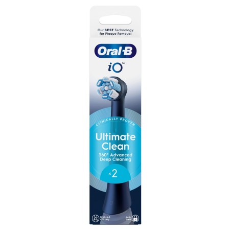 Procter & Gamble Oralb Power Refill Io Ultra Clean Black 2 Pezzi