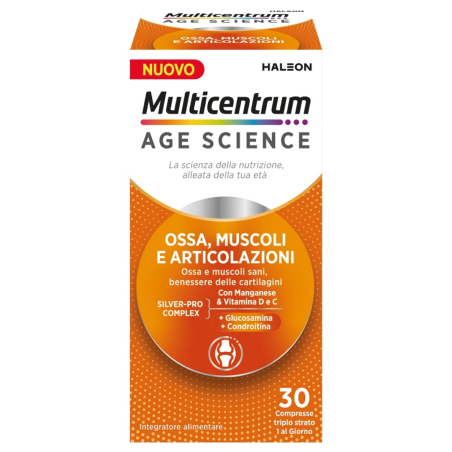 Haleon Multicentrum Age Science Ossa Muscoli Articolazioni 30 Compresse
