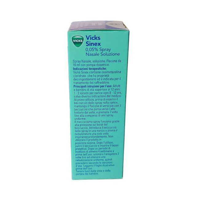 Procter & Gamble Vicks Sinex 0,05% Spray Nasale Soluzione Ossimetazolina Cloridrato