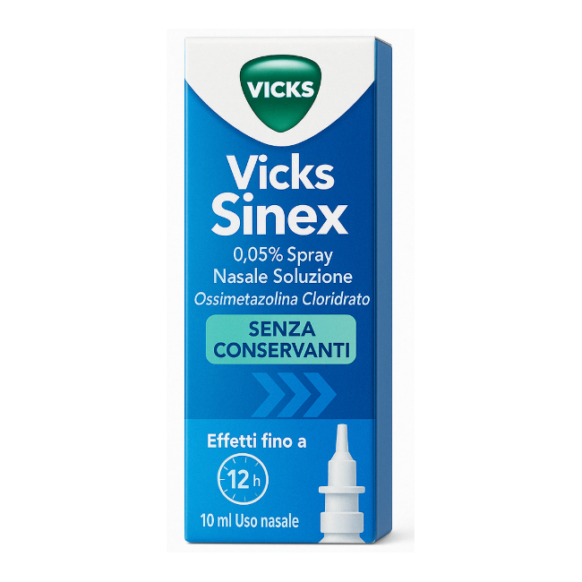 Procter & Gamble Vicks Sinex 0,05% Spray Nasale Soluzione Ossimetazolina Cloridrato