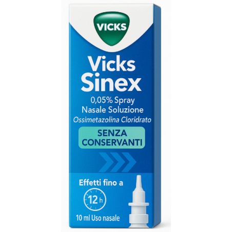 Procter & Gamble Vicks Sinex 0,05% Spray Nasale Soluzione Ossimetazolina Cloridrato