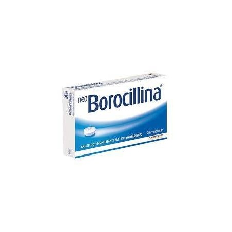 Alfasigma Neo Borocillina 1,2 Mg + 20 Mg Pastiglie 2,4 Diclorobenzil Alcool, Sodio Benzoato
