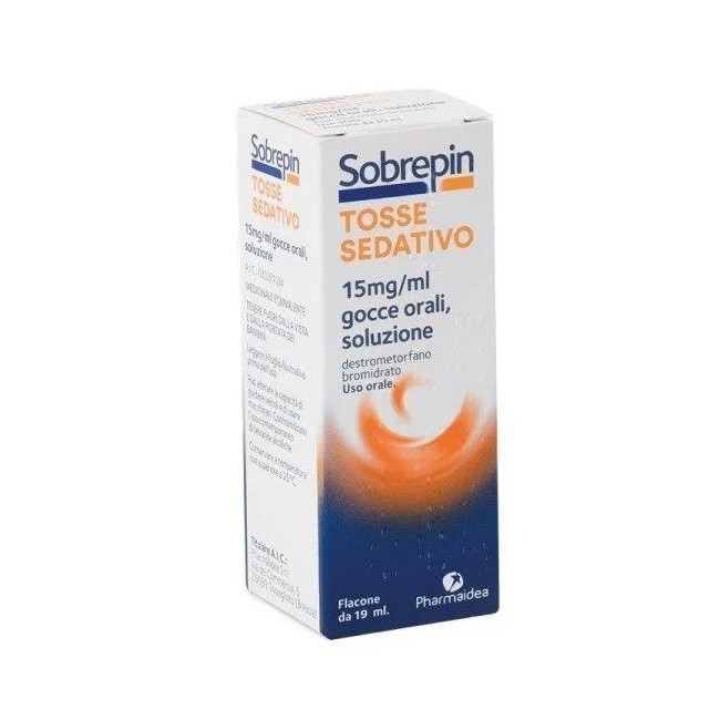Pharmaidea Sobrepin Tosse Sedativo 15 Mg/ml Gocce Orali Soluzione Destrometorfano Bromidrato