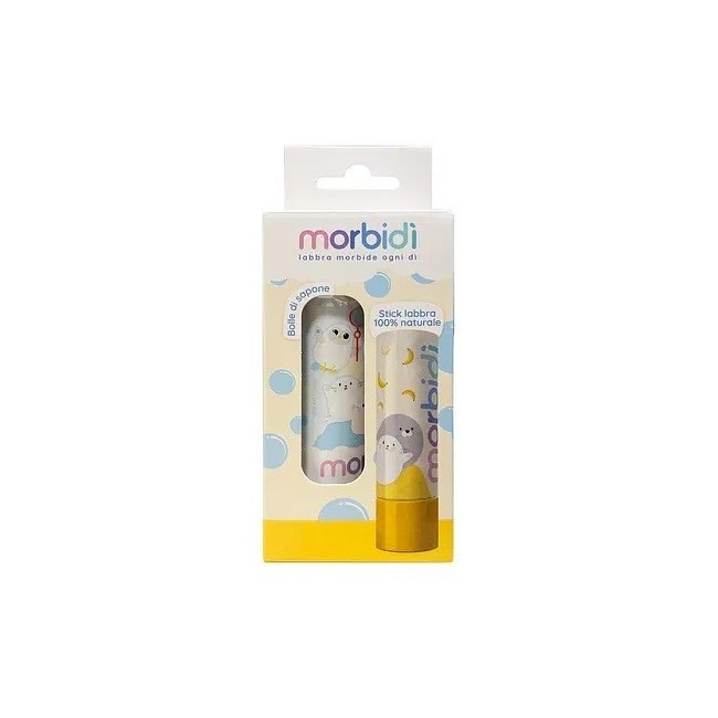 Pharmaidea Morbidi' Bolle Sapone + Stick Labbra Giallo 5,5 Ml