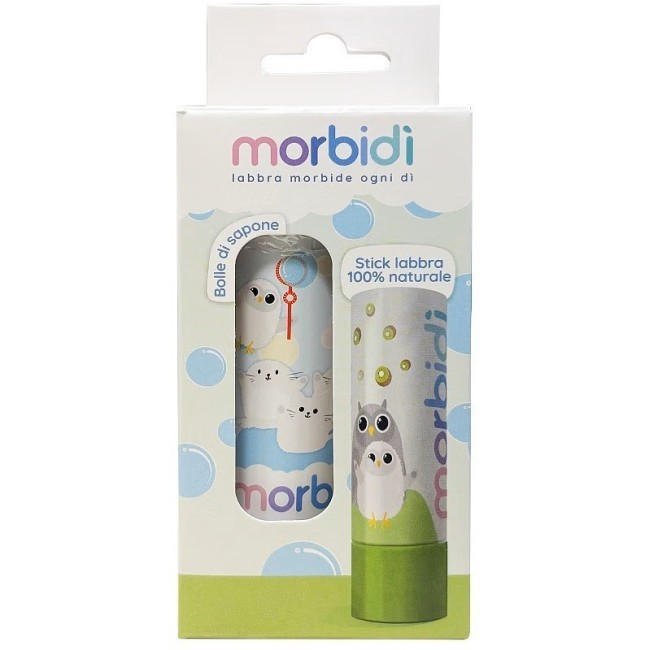 Pharmaidea Morbidi' Bolle Sapone + Stick Labbra Verde 5,5 Ml