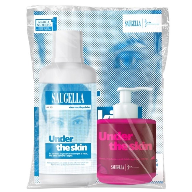 Meda Pharma Saugella Under The Skin Bundle 1 Flacone 500 Ml + 1 Flacone 150 Ml