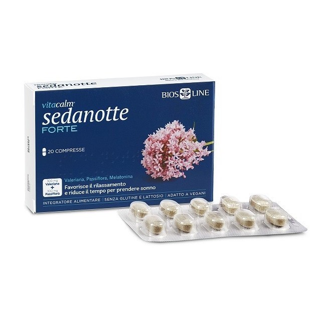 Bios Line Vitacalm Sedanotte Forte 20 Compresse