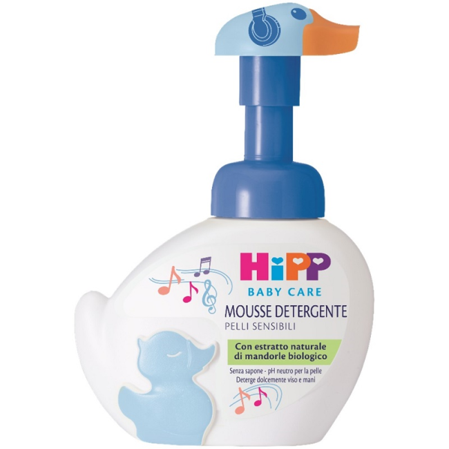 Hipp Baby Care Mousse Detergente Paperella Azzurro Limited Edition 250 Ml