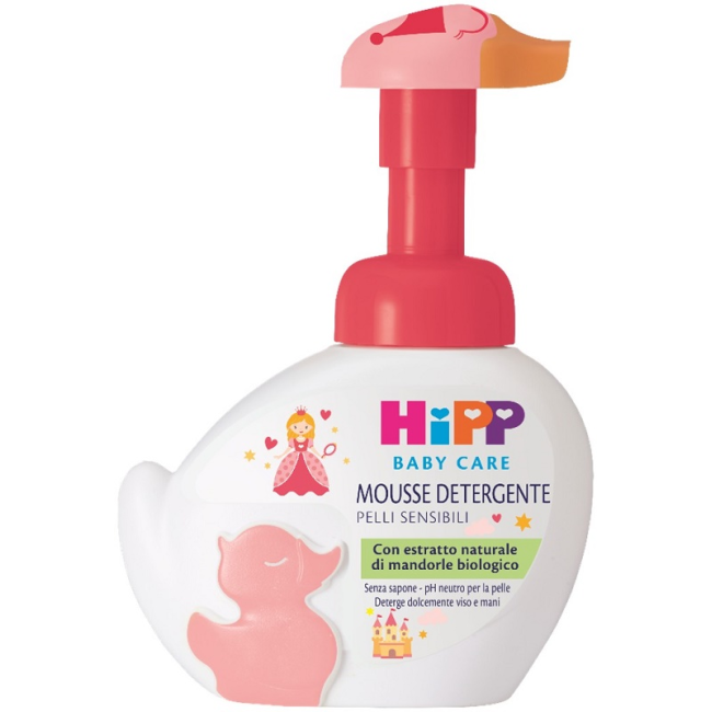 Hipp Baby Care Mousse Detergente Paperella Rosa Limited Edition 250 Ml