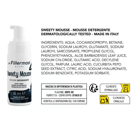 Mast Industria Italiana Dr Fillermast Sweety Mousse Detergente 150 Ml