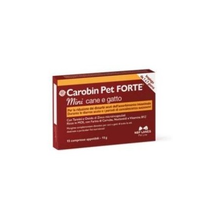 Nbf Lanes Carobin Pet Forte Mini 15 Compresse
