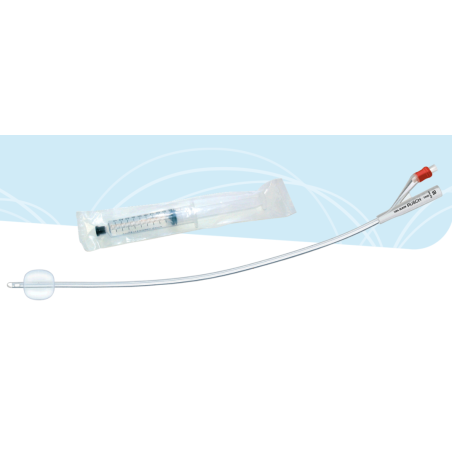 Teleflex Medical Catetere Foley In Silicone Per Adulti Brillant Plus 2 Vie Senza Scanalature Ch16 Lunghezza 41 Cm Palloncino 10 