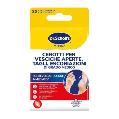 Cerotti Scholl Vesciche Taglie Escoriazioni 6 Pezzi