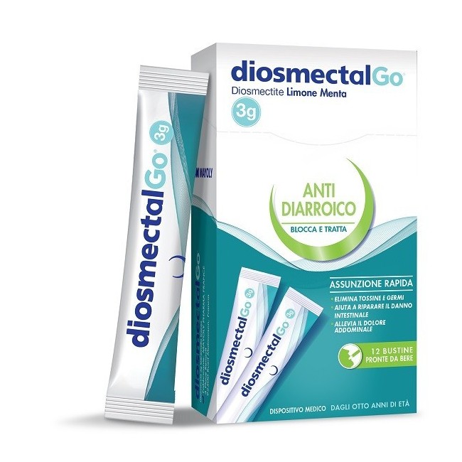 Montefarmaco Diosmectalgo Limone Menta 12 Bustine