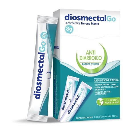 Montefarmaco Diosmectalgo Limone Menta 12 Bustine