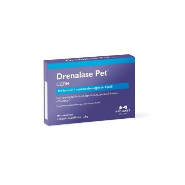 Nbf Lanes Drenalase Pet 20 Cane 20 Compresse