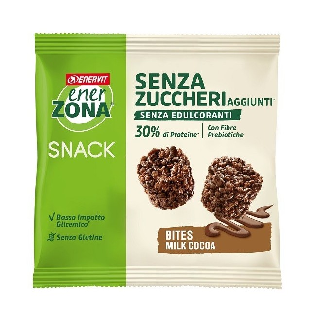 Enervit Enerzona Bites Milk Choco Senza Zuccheri Aggiunti 24 G