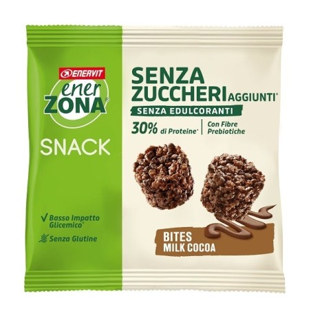 Enervit Enerzona Bites Milk Choco Senza Zuccheri Aggiunti 24 G