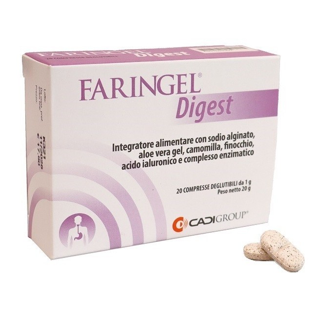 Cadi Group Faringel Digest 20 Compresse Deglutibili