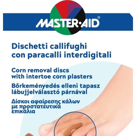 Pietrasanta Pharma Dischetto Callifugo 6 Pezzi + Paracallo 6 Pezzi Interdigitali Master-aid Footcare B5