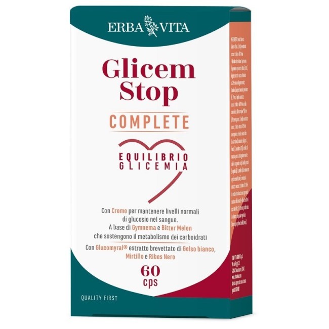 Erba Vita Glicem Stop Complete 60 Capsule