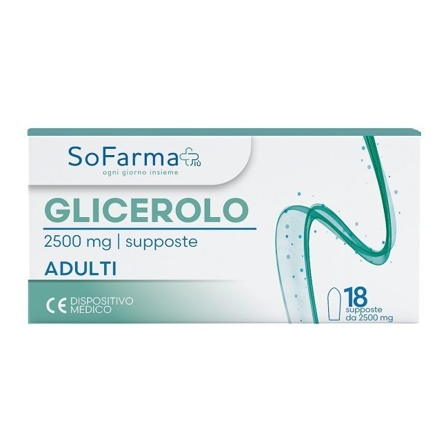 So. Farma. Morra Glicerolo Supposte Adulti 2250 Mg 18 Pezzi Sofarmapiu'
