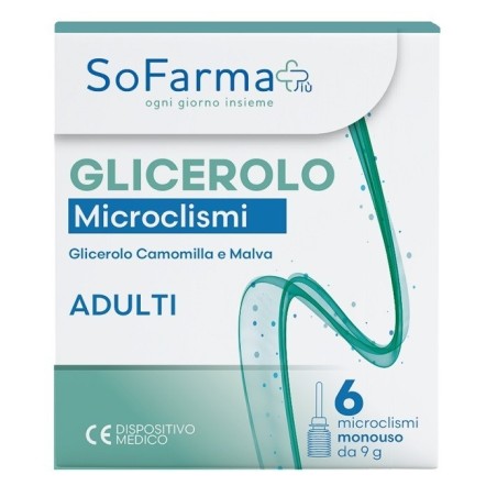 So. Farma. Morra Glicerolo Microclismi Adulti 9 G 6 Pezzi Sofarmapiu'