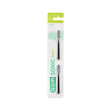 Sunstar Gum Sonic Daily Spazzolino Batteria Refill White 2 Pezzi
