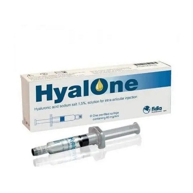 Fidia Farmaceutici Siringa Intra-articolare Hyalone Acido Ialuronico 1,5% 60 Mg 4 Ml 1 Pezzo