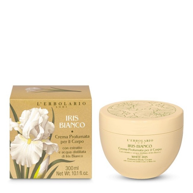 L'erbolario Iris Bianco Crema Profumata Corpo 300 Ml