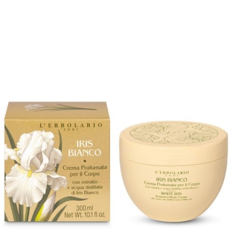 L'erbolario Iris Bianco Crema Profumata Corpo 300 Ml