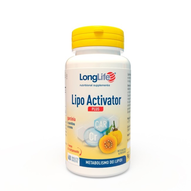 Longlife Lipo Activator Plus 60 Tavolette Rivestite Da 1,6 G