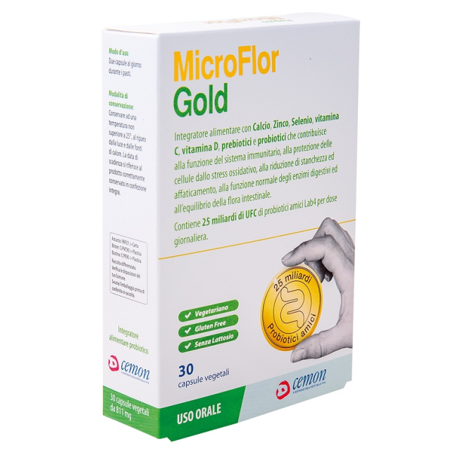 Cemon Microflor Gold 30 Capsule Vegetali
