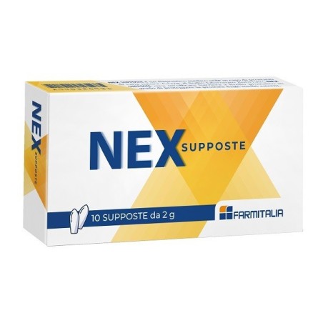 Farmitalia Nex Supposte 10 Pezzi Da 2 G