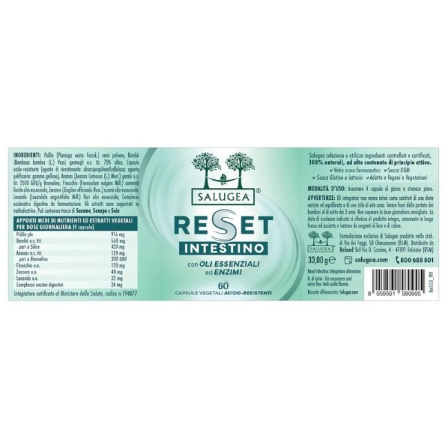 Reset Intestino Salugea 60 Capsule