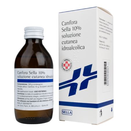Canfora Sella 10% Soluzione Cutanea Idroalcolica  Canfora Sella 10% Soluzione Cutanea Oleosa Canfora