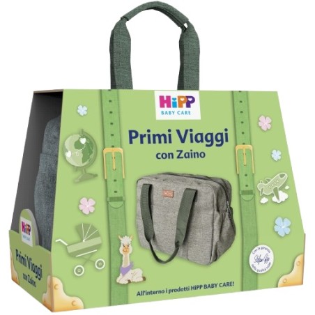 Hipp Cofanetto Primi Viaggi Latte Idratante 350 Ml + Shampoo Delicato 200 Ml + Salviettine Delicate&nutrienti 48 Pezzi + Bagno D